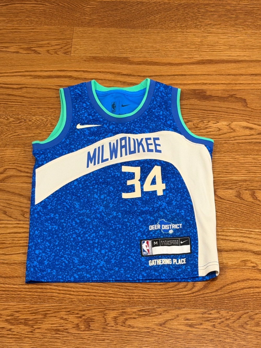 Preschool Milwaukee Bucks Giannis Antetokounmpo Jersey #34, City Edition